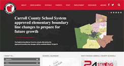 Desktop Screenshot of carrollcountyschools.com